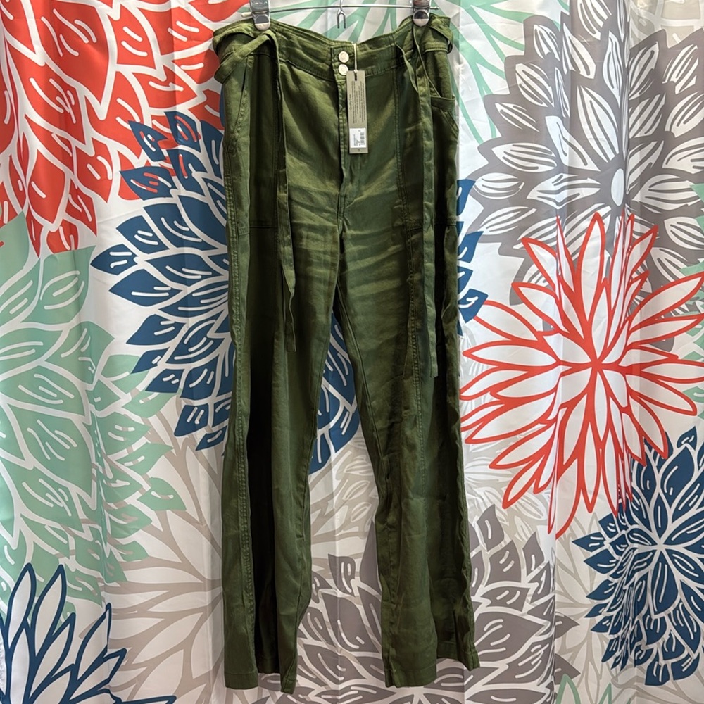 Hudson jeans cypress collection army green high waist jeans pants
